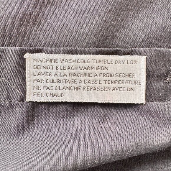 Christian Dior Chemise Cotton Blend Long Sleeve Button Down Shirt Black - Picture 8 of 8